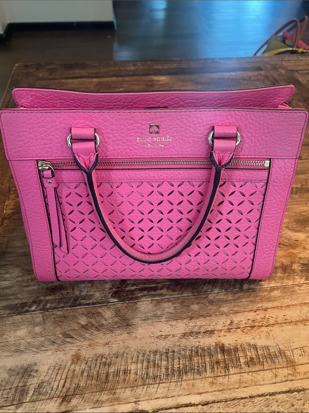 Kate Spade Pink Leather Tote